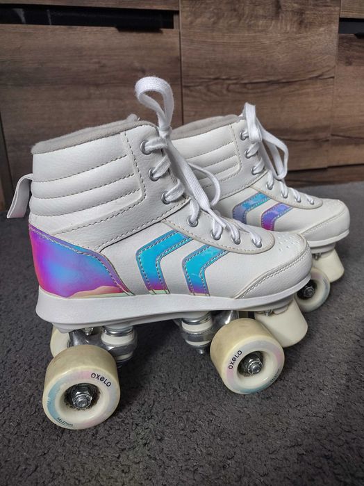 Wrotki Oxelo Quad 100 z hologramem rozmiar 35