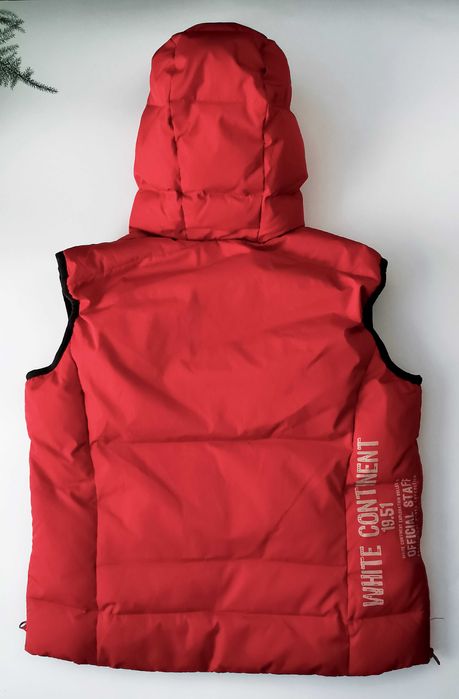 Napapijri kamizelka czerwona puch nat. S