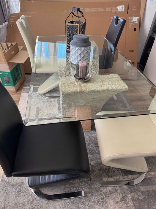 Mesa Sala de jantar imitar Pedra