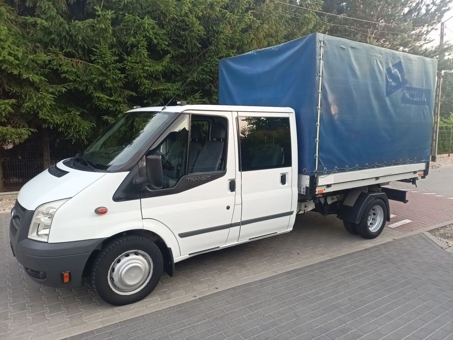 Ford Transit  Ford Transit wywrotka na bliźniaku niski przebieg