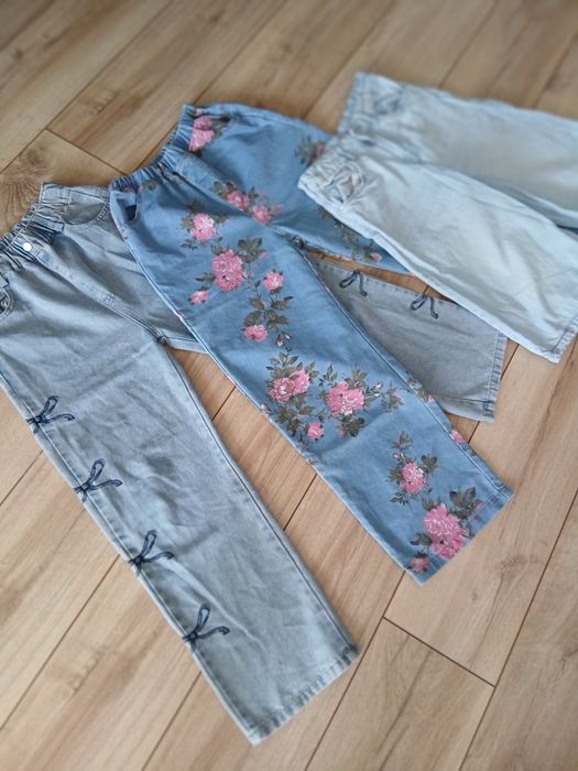 3 sztuki spodni jeans jasne 146/150 cool club