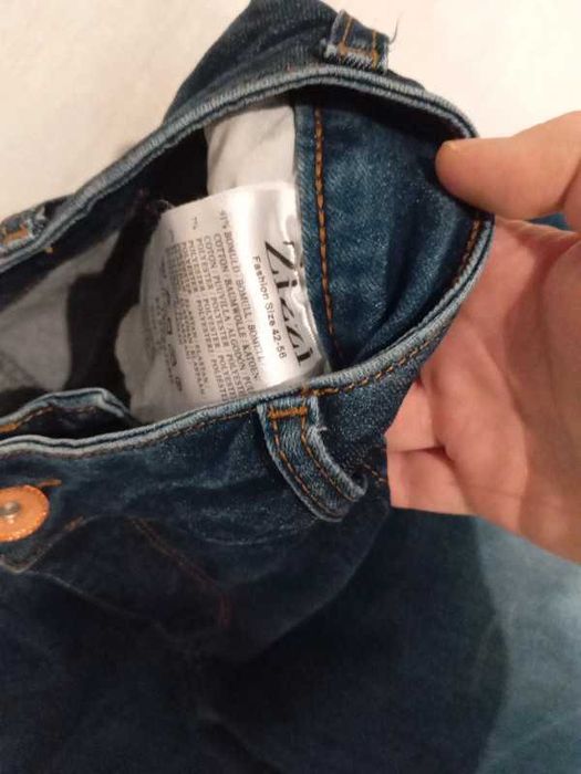Jeansy Damskie Rybaczki Zuzzi 42 Bawełna