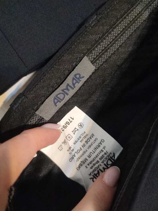 komplet garnitur męski Spodnie i marynarka rozm. S firmy Admar