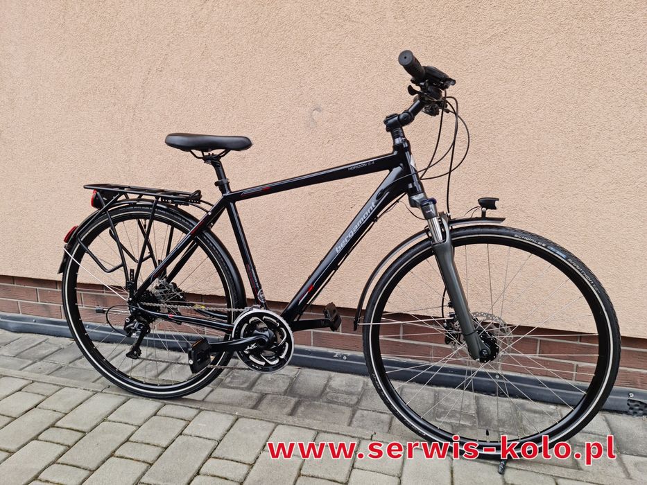 Rower męski trekkingowy BERGAMONT koła 28 SHIMANO DEORE XT aluminium