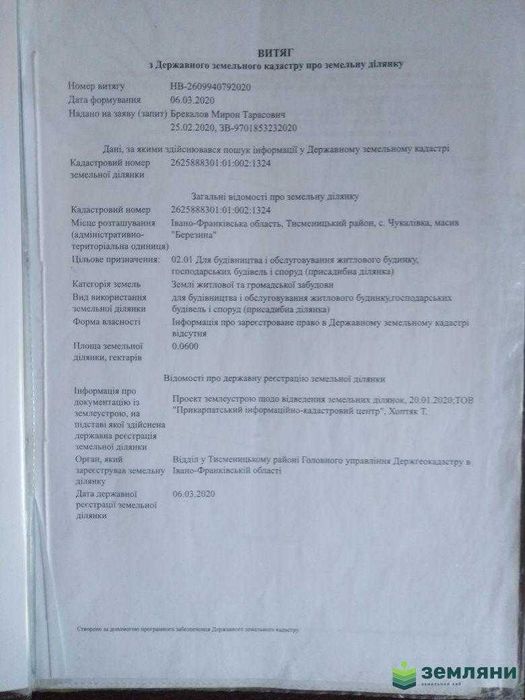 Продається ділянка 6 сот під будівництво в Чукалівці (6)