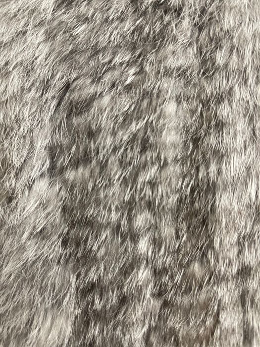 Casaco Novo em pele genuína de raposa e coelho