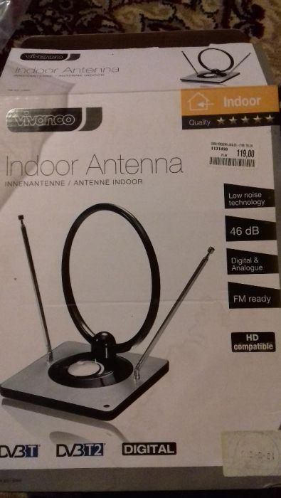 Antena do TV wewnętrzna/pokojowa