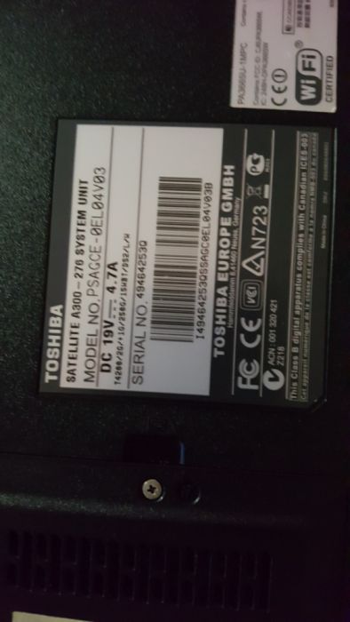 Computador TOSHIBA