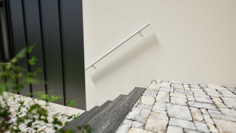 Poręcz do schodów Secura Wall zewnętrzna/wewnętrzna