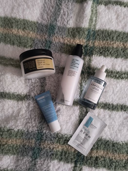 Zestaw używanych kosmetyków koreańskich