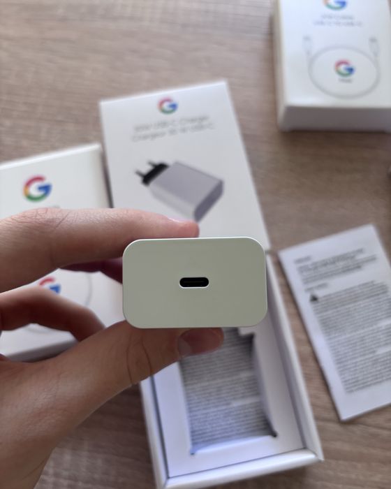 Швидка 30W оригінальна зарядка google кабель і блок для гугл піксель