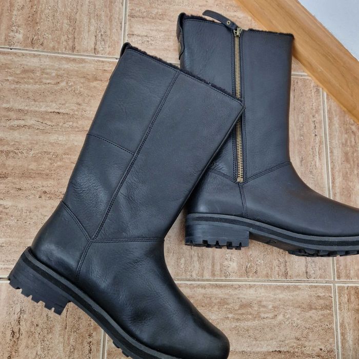 Шкіряні черевики Clarks cabin