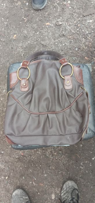 Кожаная сумка женская.