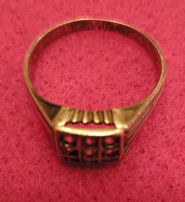 Anel Homem Prata 830 c/ Zircões