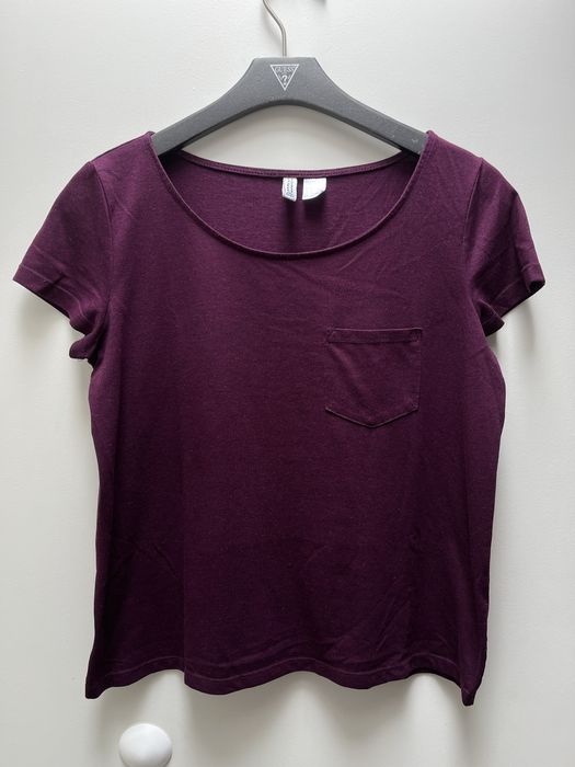 Bluzka z krótkim rękawem koszulka h&m