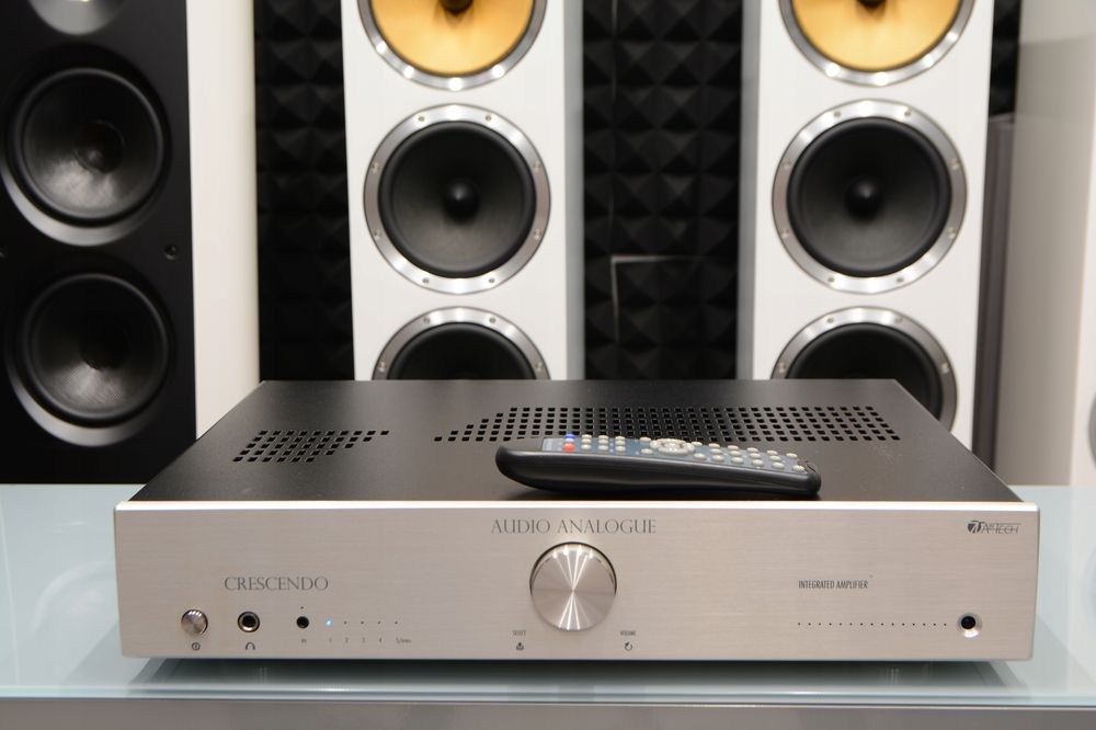 Audio Analogue Crescendo wzmacniacz zintegrowany stereo 2x50W 5xRCA pilot przewód zasilający | raty 0% | zamiana | odsłuch | HI-END AUDIO