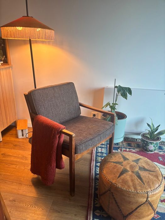 Cadeirão Vintage Mid-Century Modern / Estilo Nórdico (Anos 60)