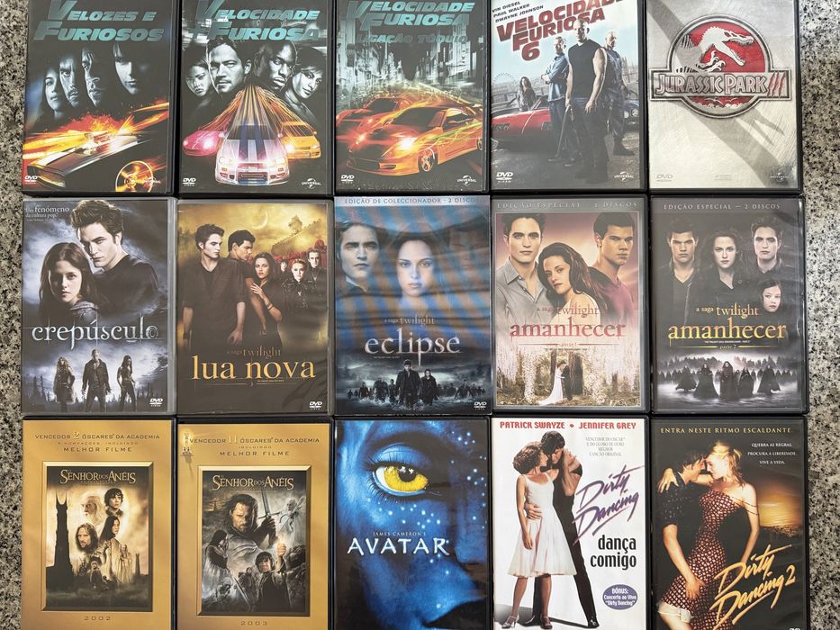 58 DVDs filmes originais e karaoke