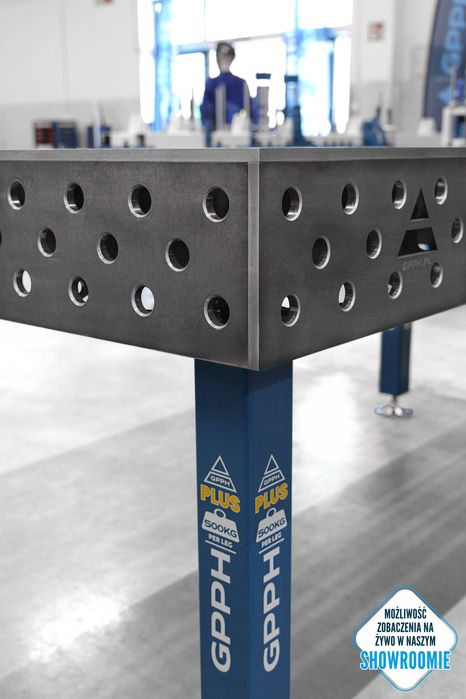 Stół Spawalniczy GPPH PLUS 2000x1000 fi28 mm 100x100 mm