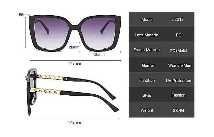 Okulary Damskie przeciwsłoneczne/Uv400/Gratis Torebka