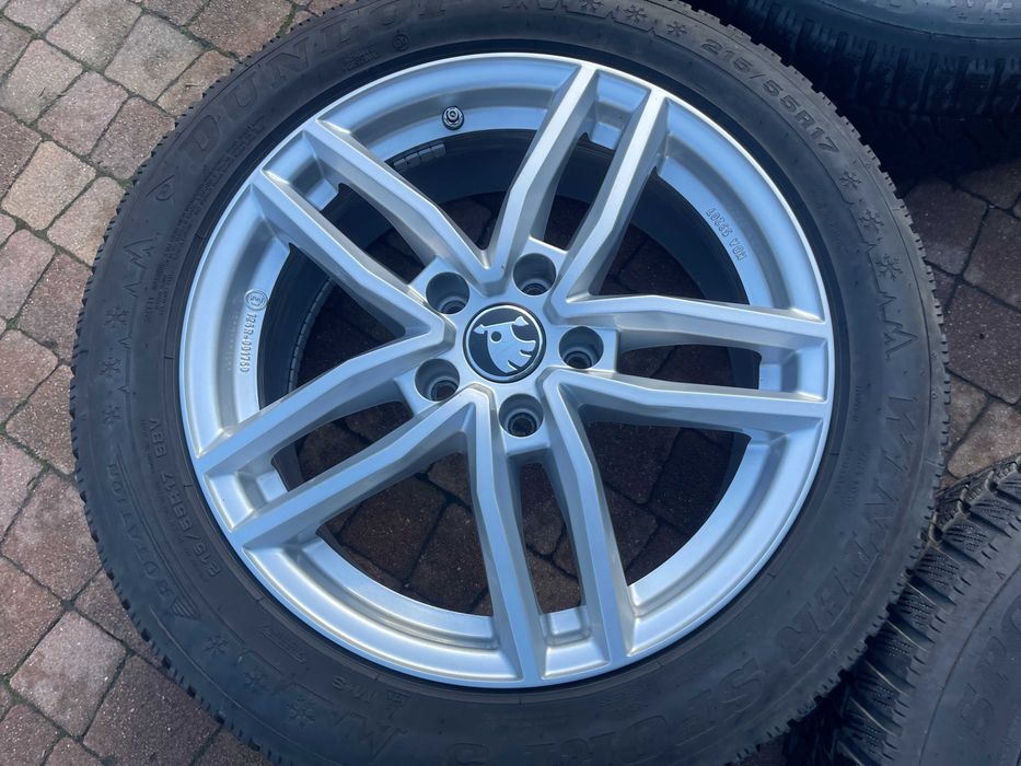 3941. Koła zimowe Passat B8 Superb III 5x112 ET41 215/55/17