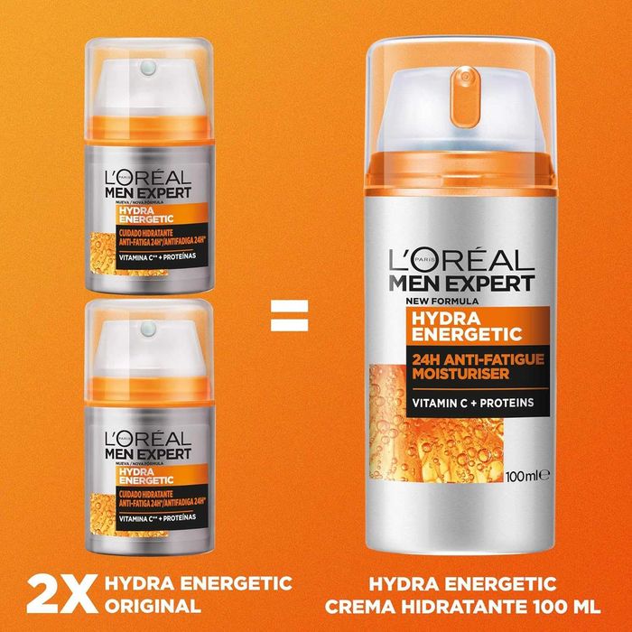 L'Oréal Hydra Energetic - Creme Hidratante Anti-Fatiga 24h XXL