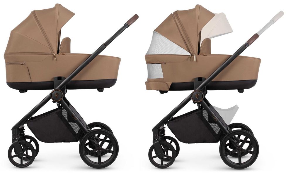 Wózek VENICCI CLARO 2w1 Lekki Składany Gondola+Spacerówka +Adaptery