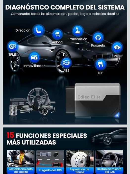 Maq de de diagnóstico multimarcas auto Launch Ediag  pro