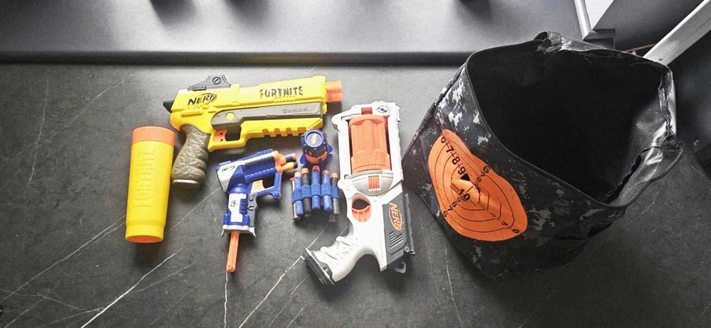 NERF zestaw wyrzutni piankowych