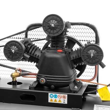 Компресор, 100 л,4,0 кВт,380 В,10 атм,600 л/хв,3 цил INTERTOOL PT-0036