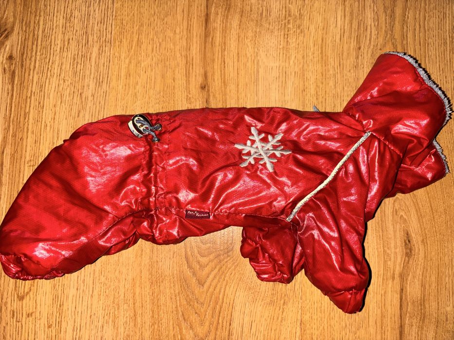 Теплый комбинезон для собачки (девочка) вес 2-2,4 кг