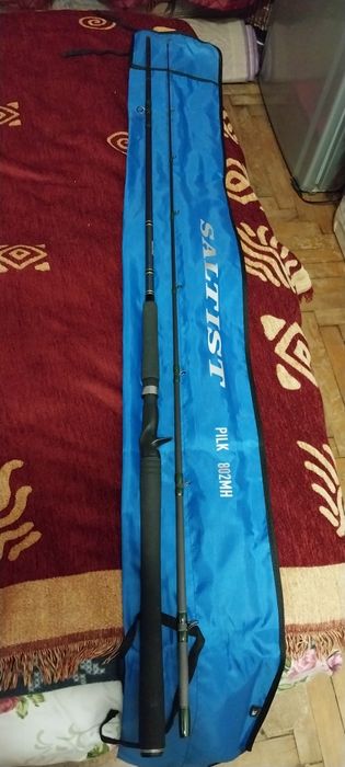 Спиннинг Daiwa Saltist под джерки, и крупный силикон