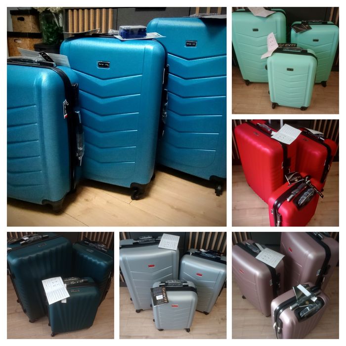 Nowe walizki  zestaw 3 sztuki