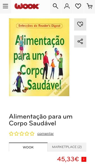 Livro NOVO alimentação