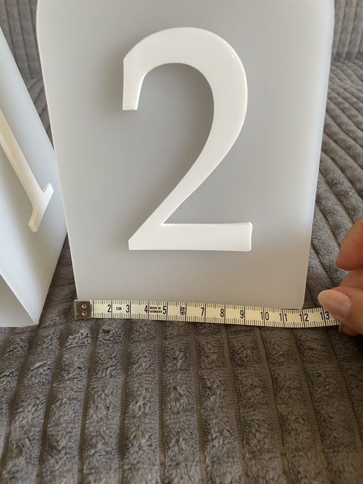 Numerki numery na stoły stoliki wesele