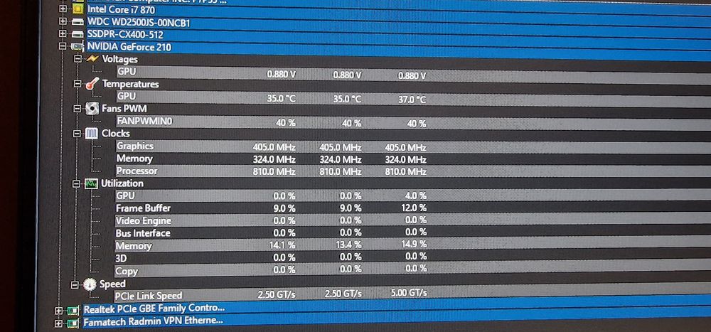 Karta graficzna Zotac Geforce 210 1GB DDR2 128bit