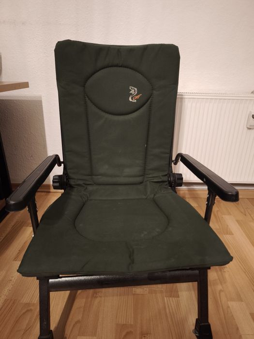 Fotel Wędkarski Elektrostatyk F5R Zielony