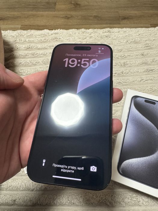 Iphone 15 pro 128 blue titan neverlock