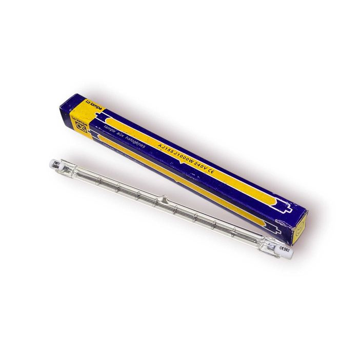 Lâmpada Halogénea Linear R7s 1000W 240V – Nova em Caixa