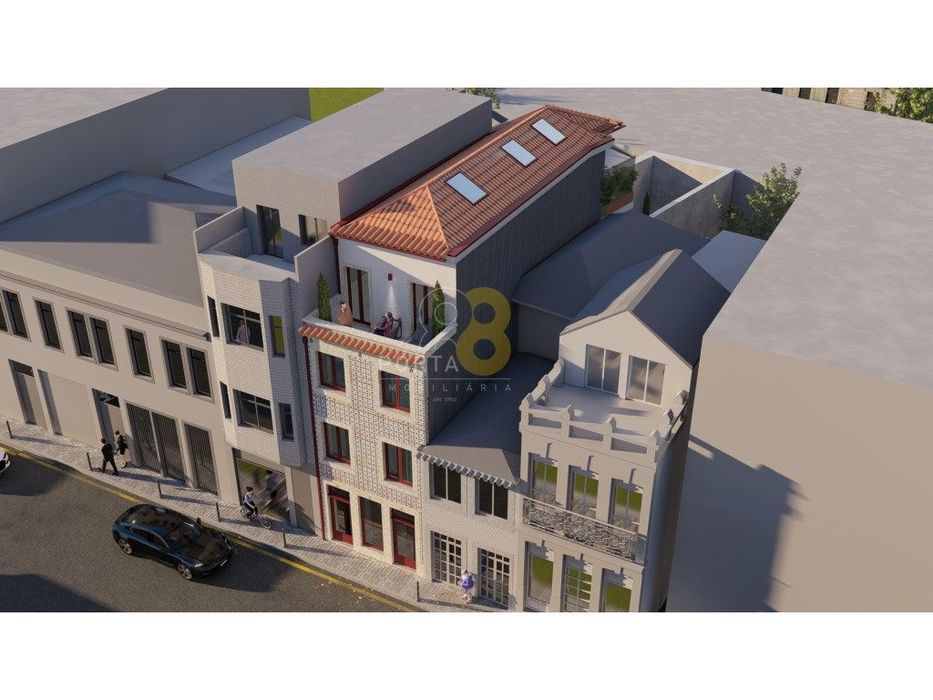 Apartamento T0 na Baixa do Porto