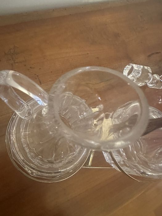 Galheteiro de cristal atlantis vintage