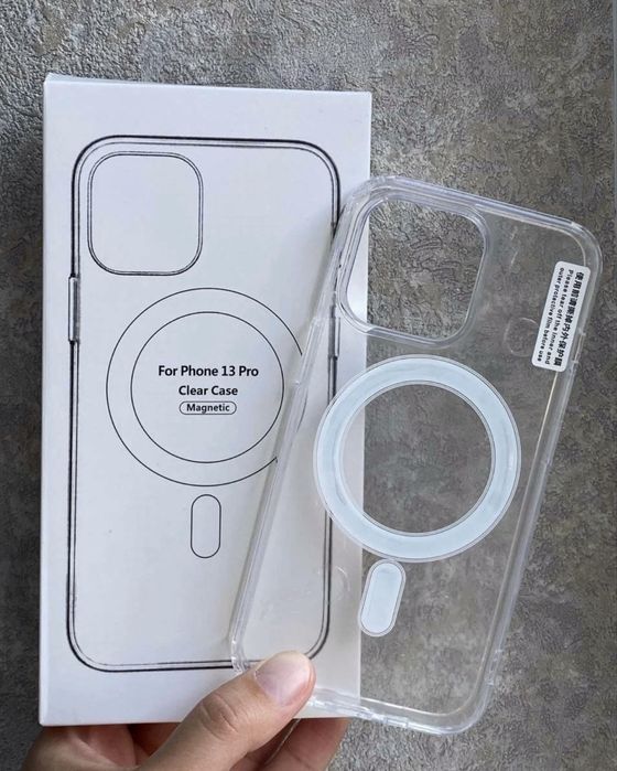  Прозрачный силиконовый чехол iPhone /  Прозорий силіконовий чохол Айфон