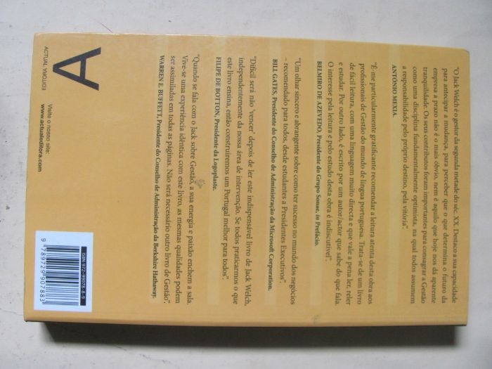 Vencer de Jack Welch - 1ª Edição