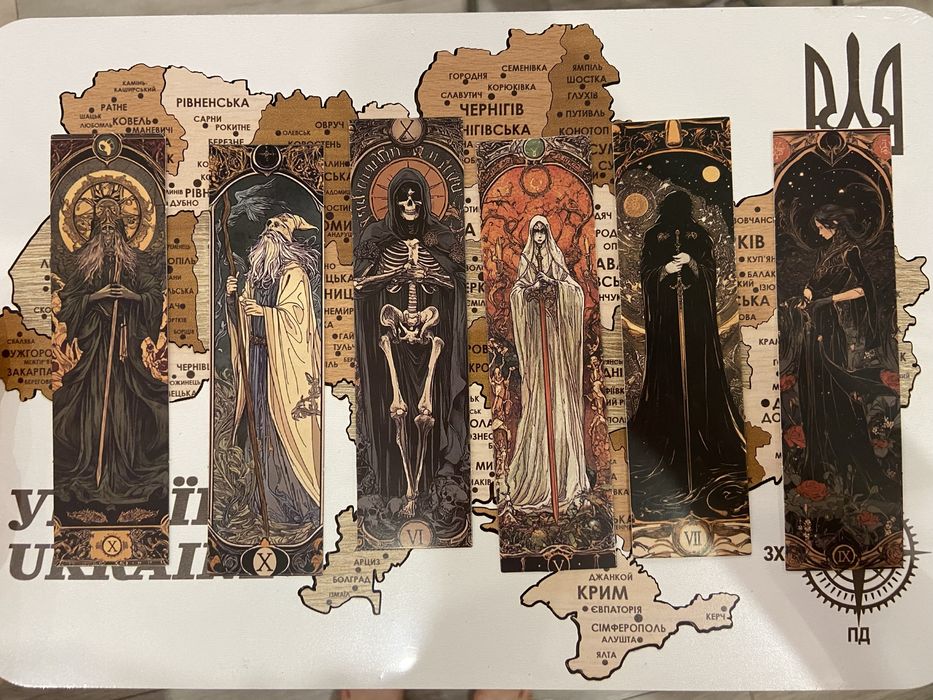 Закладки для книг. Дарк. Готичний стиль. Готика