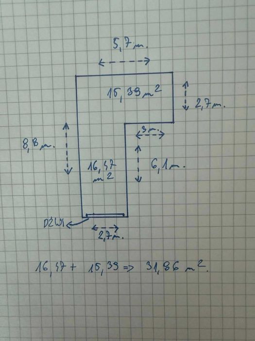 Wynajmę podwójny garaż w kształcie litery "L" 32 m². - Widok 2