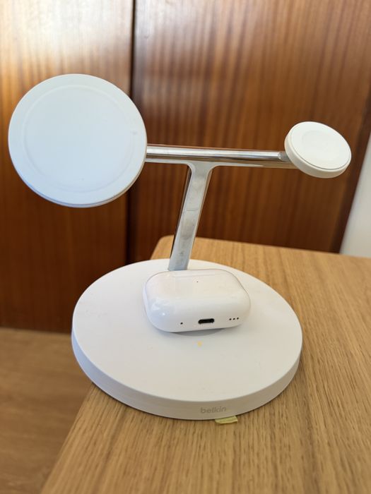 Belkin carregador sem fios wireless magsafe para iphone watch e airpods
