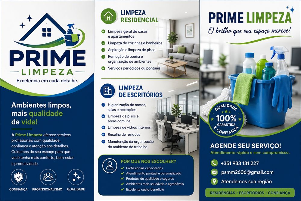 Limpeza Residêncial e Escritórios