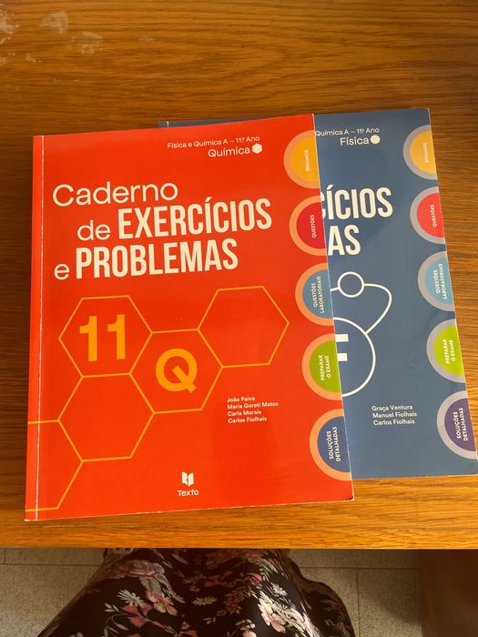 2 cadernos fichas - física e química 11 ano