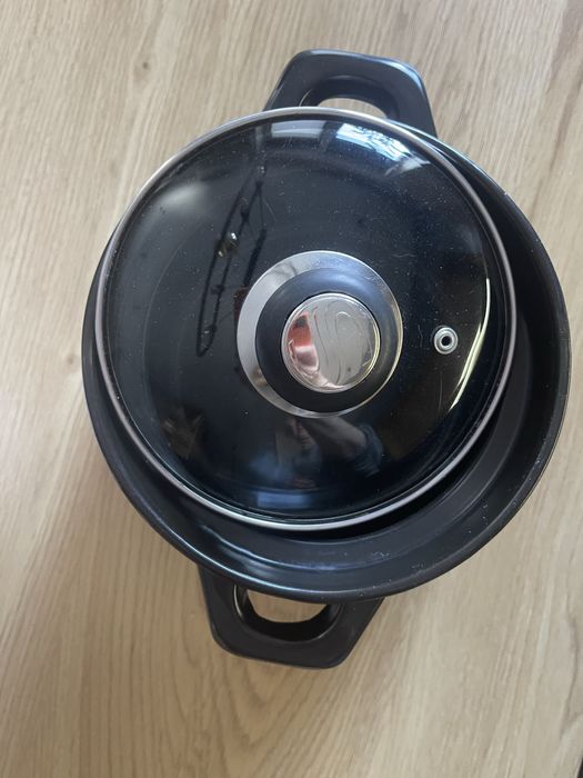 Каструля керамічна Flamberg 4,3 л жаростійка чорна