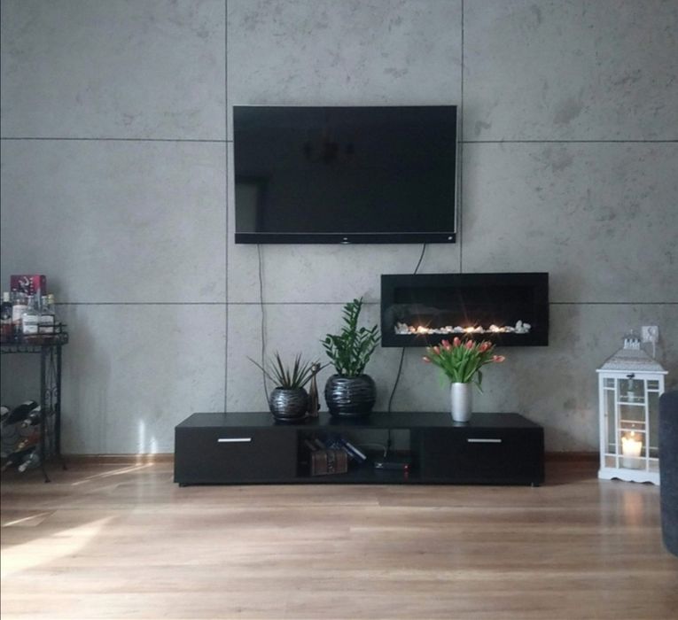 Beton tynk, imitacja płyt.